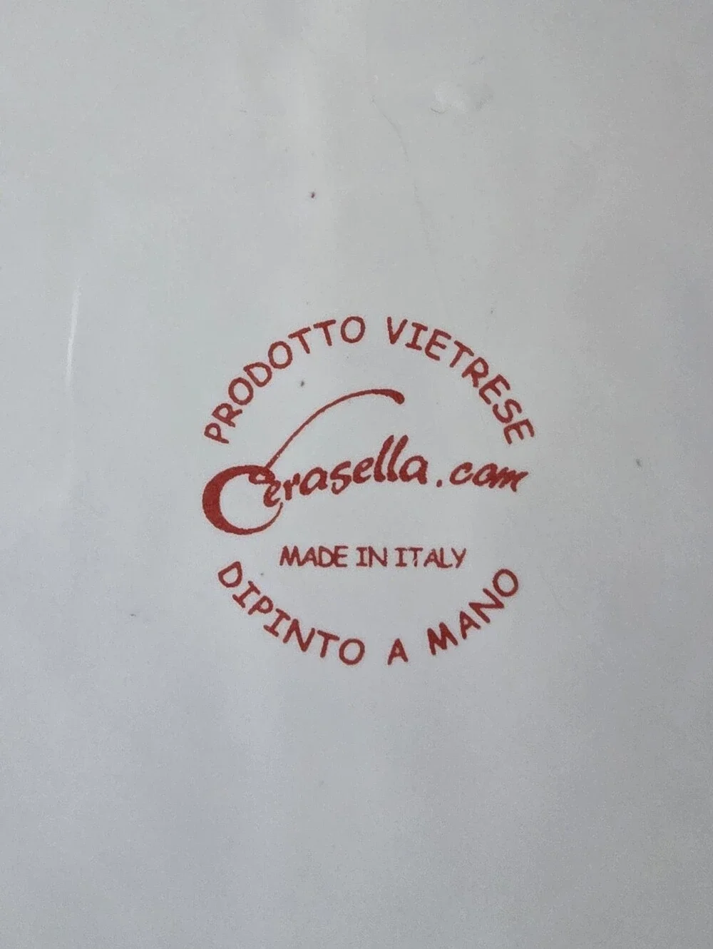 Cerasella Il Fornaio Sicilia 2014 Hand Painted Italian Ceramic Plate 10